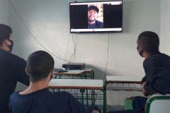 A Secretaria estadual da Justiça, Família e Trabalho, através do Departamento de Atendimento Socioeducativo, por meio do Cense Londrina II, promoveu um encontro online que faz parte do projeto Oficina de RAP ?Se Liga RAPaz?.  - Foto: SEJUF
