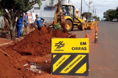 A Sanepar está ampliando o sistema de esgoto sanitário de Goioerê com mais 11,2 mil metros de rede coletora que irão atender os bairros Mutirão II, Jardim Europa e Jardim Primavera. Essas obras vão elevar o atendimento com rede coletora de esgoto a 60% da população. E 100% do esgoto coletado é tratado na estação da cidade. - Foto: Sanepar