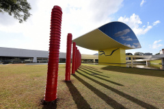 Schwanke, Uma Poética Labirintica.Museu Oscar Niemeyer(MON).Curitiba, 27 de abril de 2021.Foto: Kraw Penas/SECC.