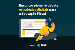 Nesta quinta-feira (20/05) acontece a abertura do primeiro “Encontro de Inovação Digital: Caminhos para a Educação Fiscal”. Promovido pela Escola Fazendária do Paraná (Efaz), o evento acontece até esta sexta-feira com apoio do Conselho Nacional de Política Fazendária (Confaz), por meio do GT-66. Inédito no país, o evento tem como objetivo disseminar estratégias digitais utilizadas pelas instituições que promovem a Educação Fiscal no Brasil.  -  Curitiba, 19/05/2021  -  Foto/Arte: SEFA