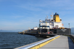 Porto de Paranaguá recebe maior navio tanque da história. Foto: Claudio Neves