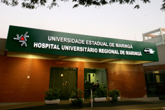 Hospital Universitário Regional de Maringá. Foto: Divulgação UEM