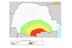 O inverno inicia-se oficialmente em 21 de junho, mas as temperaturas baixas já estão ocorrendo em várias cidades do Paraná