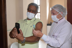 Vacinação no Porto de Paranaguá  -  Paranaguá, 28/05/2021  -  Foto: Américo Antonio/SESA