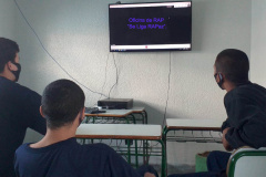 A secretaria estadual da Justiça, Família e Trabalho promoveu mais uma edição do encontro virtual Oficina de RAP “Se Liga RAPaz”. Foto:SEJUF