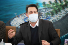 O governador Carlos Massa Ratinho Junior lançou nesta segunda-feira (21), no Palácio Iguaçu, o edital de licitação da primeira fase das obras de recuperação da orla de Matinhos, no Litoral do Paraná.  -  Curitiba, 21/06/2021  -  Foto: José Fernando Ogura/AEN
