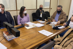 A Secretaria de Estado da Saúde desenvolveu um sistema de monitoramento de obras e apresentou a nova metodologia em reunião com os diretores das 22 Regionais de Saúde nesta terça-feira (22). O programa pretende aumentar a transparência e a rapidez nos processos. -  Curitiba, 22/06/2021  -  Foto: Gustavo Marçal/SESA