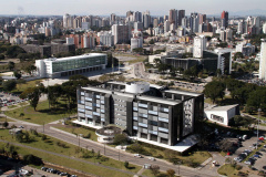 Palácio das Araucárias e Palácio Iguaçú.Foto: Arnaldo Alves / AEN