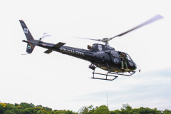 A Polícia Civil do Paraná (PCPR) comemora cinco anos de criação do seu Grupamento de Operações Aéreas no próximo domingo (4). Desde o início da pandemia do coronavírus, o grupamento aéreo também presta apoio à Casa Militar para realizar o transporte de material para os testes e agora também das vacinas de COVID-19.    Curitiba, 03/07/2021  -  Foto: Fábio Dias/PCPR