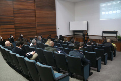 Integrantes do Ministério da Justiça fazem visita técnica na Polícia Científica do Paraná e discutem procedimentos sobre cadeia de custódia
Foto:SESP/PR