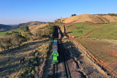 Ibama e Funai visitam os Campos Gerais para conhecer o traçado da Nova Ferroeste. Os técnicos sobrevoaram a Terra Indígena em Nova Laranjeiras. Foto Alessandro Vieira