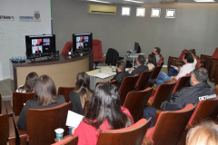 O Detran Paraná realizou nesta quinta-feira (15) a segunda audiência pública sobre o novo edital de credenciamento de clínicas médicas e psicológicas de trânsito. O edital está em fase de elaboração e o encontro serviu para orientações e troca de informações sobre as necessidades em relação aos serviços, e das clínicas para prestá-los.  -  Curitiba, 15/07/2021  -  Foto: Pamella Garcia Rosa / DetranPR