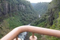 O Monumento Natural Estadual Salto São João, localizado no município de Prudentópolis, região Centro-sul do Estado, recebeu nessa quinta-feira (15) o seu Plano de Manejo - documento com normas para utilização dos atrativos naturais, visando a proteção ambiental do local.  -  Curitiba, 15/07/2021  -  Foto: SEDEST