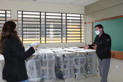 O Instituto Paranaense de Desenvolvimento Educacional – Fundepar, inicia a entrega de móveis, materiais e equipamentos para o novo prédio do Colégio Estadual do Campo Danilo Zanona Ribeiro em Ribeirão Grande, Campina Grande do Sul, Região Metropolitana de Curitiba. Foto: Fundepar
