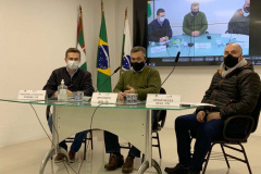 A Secretaria da Saúde do Paraná apresentou hoje (19) em reunião extraordinária da Comissão Intergestores Bipartite (CIB) o Projeto de Organização da Saúde Mental no Estado.  -  Curitiba, 19/07/2021  -  Foto: Nalu Lourençon/SESA