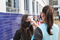 Os estudantes da rede pública estadual retornam às aulas nesta quarta-feira (21) em todo o Paraná para o início do segundo semestre, dando continuidade às atividades do segundo trimestre letivo, conforme o calendário escolar da Secretaria de Estado da Educação e do Esporte (Seed-PR).  -  Curitiba, 20/07/2021  -  Foto: Silvio Turra/Seed