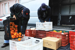 O Governo do Estado realizou na manhã desta quarta-feira (28) a primeira entrega de alimentos do Programa Compra Direta Paraná em Curitiba em 2021. O lançamento simbólico aconteceu no Asilo São Vicente de Paulo, no bairro Juvevê, com produtos da Cooperativa de Agricultores Orgânicos e de Produção Agroecológica (Coaopa). A cerimônia contou com a presença do secretário estadual da Agricultura e do Abastecimento, Norberto Ortigara.   -  Curitiba, 28/07/2021  -  Foto: José Fernando Ogura/AEN