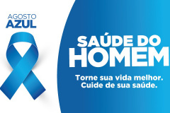 Agosto Azul no Paraná destaca a prevenção de doenças e a promoção da saúde do homem. Foto: SESA