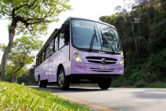 Secretaria de Justiça, Família e Trabalho anuncia retorno do Ônibus Lilás para orientação das mulheres vítimas de violência  -  Curitiba, 03/08/2021  -  Foto: SEJUF