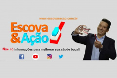 Projeto de Extensão desenvolvido no Departamento de Microbiologia, do Centro de Ciências Biológicas (CCB), resgata os fundamentos da Odontologia Preventiva utilizando mídias sociais e a divulgação massiva por meio de uma coluna semanal veiculada na Rádio UEL FM (107,9 MHZ) ? Escova & Ação.  - Foto/Arte: UEL