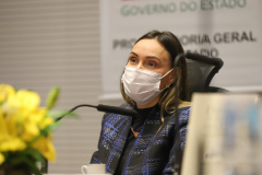Evento em comemoraçao ao aniversario de 75 anos da  Procuradoria-Geral do Estado do Paraná - PGE. Na foto, Procuradora Geral do Estado  Leticia Ferreira. 12/08/2021. Foto: Geraldo Bubniak/AEN