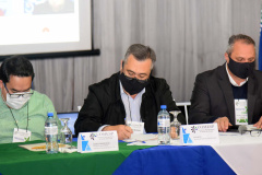O secretário de Estado da Saúde, Beto Preto, participou nesta sexta-feira (13) de um seminário realizado pelo Consórcio Metropolitano de Saúde do Paraná (Comesp) e anunciou a construção de dois Ambulatórios Médicos de Especialidades (AME’s), um em Colombo (para atendimento a Região Norte) e outro em São José dos Pinhais (Sul), na Região Metropolitana de Curitiba (RMC).. Foto: Américo Antonio/SESA