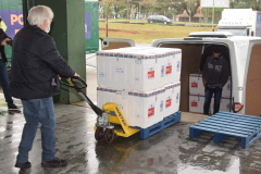 Mais 240,9 mil vacinas contra a Covid-19 chegam ao Paraná
Foto: Américo Antonio/SESA