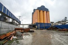 Silo será demolido para dar mais espaço operacional ao Porto de Paranaguá  -  Paranaguá, 19/08/2021  -  Foto: Claudio Neves/Portos do Paraná