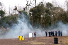 Agentes penitenciários de todo o Estado participaram de um curso de Tecnologias Não Letais (TNL) ofertado pela Condor em parceria com a Escola de Formação e Aperfeiçoamento Penitenciário (Espen). Ao todo, 32 profissionais tiveram aulas teóricas e práticas que aconteceram no Complexo Penitenciário de Piraquara, na Região Metropolitana de Curitiba.   -  Curitiba, 23/08/2021  -  Foto: DEPEN-PR