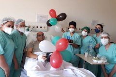 O Hospital Regional Walter Pecoits, em Francisco Beltrão, na região Sudoeste, completou mil altas na ala Covid-19 nesta semana. -  Curitiba, 25/08/2021  -  Foto: SESA