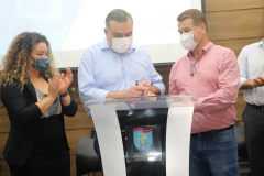 O Governo do Estado oficializou nesta quinta-feira (26) a adesão do município de Paranaguá ao Programa Cartão Futuro, que é executado pela Secretaria de Justiça, Família e Trabalho do Paraná. -  Curitiba, 27/08/2021  -  Foto: SEJUF