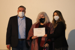 A Presidente do conselho da Superintendência de Ação Solidária, a primeira-dama Luciana Saito Massa e o secretário de Justiça, Família e Trabalho do Paraná, Ney Leprevost participam, nesta sexta-feira (27), de  evento em comemoração ao Dia Nacional do Voluntariado,  no Museu Oscar Niemeyer (MON).27/08/2021 - Foto: Geraldo Bubniak/AEN