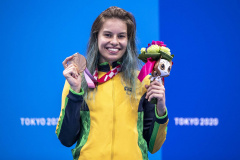 Os atletas do Paraná bateram o recorde de medalhas nos Jogos Paralímpicos de Tóquio 2020. Foram cinco conquistas até agora, uma de prata e quatro de bronze, suplantando o resultado da Rio 2016. Todos são bolsistas do programa Geração Olímpica, do Governo do Estado, cujo patrocínio é da Copel. Foto:Ale Cabral/CPB
