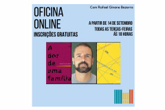 A Biblioteca Pública do Paraná está com inscrições abertas para mais uma turma do curso online De Próprio Punho ? Oficina de Leitura e Escrita, realizado em parceria com o professor Rafael Ginane Bezerra.   -  Curitiba, 30/08/2021  -  Foto/Arte: Estella Casagrande