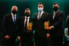 Os portos do Paraná têm a melhor gestão pública do Brasil. O reconhecimento foi feito pelo Governo Federal na segunda edição do Prêmio “Portos + Brasil”, entregue na noite desta quarta-feira (1) pelo Ministério da Infraestrutura. Foto: Jonathan Campos/AEN