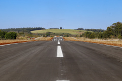 Governador vistoria etapa final da revitalização da pista do aeroporto de Siqueira Campos.
Foto Gilson Abreu/AEN