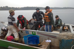 O Instituto Água e Terra (IAT) divulgou, nesta quarta-feira (01), o resultado de uma força-tarefa realizada na última semana na Bacia do Rio das Cinzas, no Norte Pioneiro. Foram identificadas 10 irregularidades, resultando em R$92 mil em multas por crimes relacionados à pesca e floresta.  -  Curitiba, 02/09/2021  -  Foto: IAT
