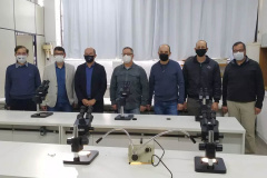 Uma parceria entre a Universidade Estadual do Oeste do Paraná (Unioeste) ea Receita Federal garantiu 6 novos estereomicroscópios para o Centro de CiênciasBiológicas e Saúde. -  Curitiba, 02/09/2021  -  Foto: SETI