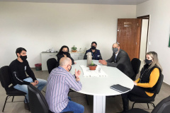 A Controladoria-Geral do Estado (CGE) está intensificando visitas a órgãos e entidades para consolidar a integração e prestar melhor atendimento ao cidadão. A Ouvidoria-Geral, que faz parte da CGE, retomou as visitas às ouvidorias setoriais, seguindo as restrições impostas pela pandemia.  -  CURITIBA, 03/09/2021  -  Foto: CGE