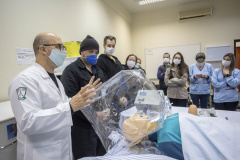 Os Hospitais Universitários Estaduais do Paraná reforçaram o combate à pandemia, disponibilizando, entre outras ações, centenas de leitos exclusivos para pacientes acometidos pela Covid-19, a síndrome respiratória aguda grave causada pelo novo coronavírus.  -  Curitiba, 03/09/2021  -  Foto: SETI