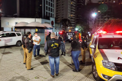 Quatro estabelecimentos comerciais foram interditados pelos integrantes da Ação Integrada de Fiscalização Urbana (AIFU) entre a noite de segunda-feira (06/09) e a madrugada desta terça-feira (07/09), em Curitiba.  -  Curitiba, 07/09/2021  -  Foto: SESP-PR