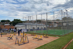 Secretário Ortega inaugura mais duas Unidades de Meu Campinho em Arapongas - Terninho  -  Arapongas, 10/09/2021  -  Foto: SEDU
