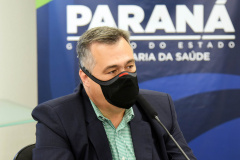 O Estado está recebendo a visita da equipe técnica da Secretaria de Atenção Primária à Saúde do Ministério da Saúde nesta semana para debater o contexto da pandemia. O objetivo do encontro é um acompanhamento das ações que estão sendo realizadas e futuras do cuidado integrado e dirigido à população dos 399 municípios.  -  Curitiba, 13/09/2021  -  Foto: Américo Antonio/SESA