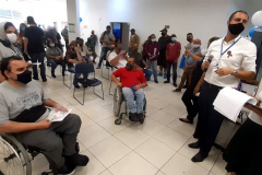 A Secretaria da Justiça, Família e Trabalho realizou nesta terça-feira (21), nas Agências do Trabalhador do Paraná, uma ação exclusiva para marcar o Dia Nacional de Luta da Pessoa com Deficiência, batizada como Dia D. -  Curitiba, 21/09/2021  -  Foto:  SEJUF