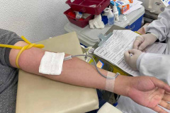 Secretaria de Estado da Saúde mobiliza servidores para doação de sangue. Foto:SESA