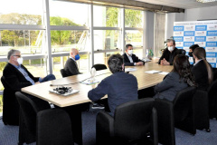 A Universidade Estadual de Ponta Grossa (UEPG) e a Prefeitura de Cerro Azul firmaram, nesta quinta-feira (23), acordo de cooperação técnica e científica, visando à revisão do Plano Diretor Municipal (PDM) da cidade, localizada na região metropolitana de Curitiba. -  Curitiba, 23/09/2021  -  Foto: SETI