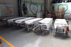 A Secretaria de Estado da Saúde (Sesa) por meio da 10ª Regional de Cascavel, recebeu uma doação da empresa Ecocataratas de mais de cinco mil insumos e equipamentos avaliados em R$ 39.320,90. Os materiais serão entregues para os 25 municípios de abrangência da Regional de Saúde.  -  Curitiba, 08/10/2021  -  Foto: SESA
