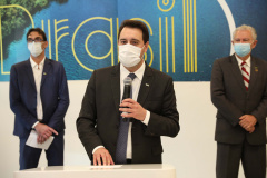 Governador lança semana do Paraná no Pavilhão Brasil da Expo Dubai 2020. Foto: Governo do Paraná