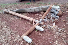 Temporal ainda compromete abastecimento de água e luz em várias cidades do Paraná  -  Curitiba, 15/10/2021  -  Fopto: Copel