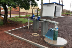 A Sanepar colocou em operação mais um poço tubular profundo em Toledo para melhorar a distribuição de água em todos os bairros e atender a duas grandes regiões que estão em constante crescimento. - Toledo, 21/10/2021 - Foto: Sanepar